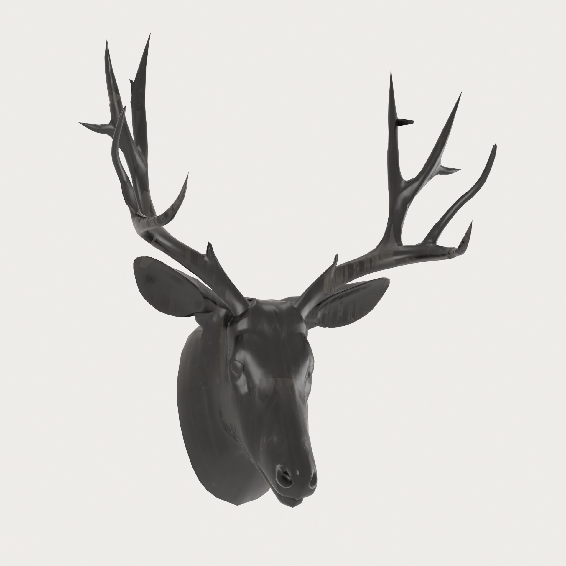 Decorative deer mount 3D model TurboSquid 1710922