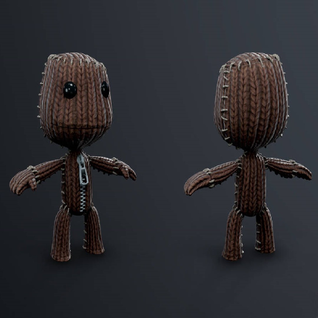 Sackboy3Dモデル - TurboSquid 1668196