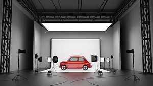 Automotive Photo Studio Scene