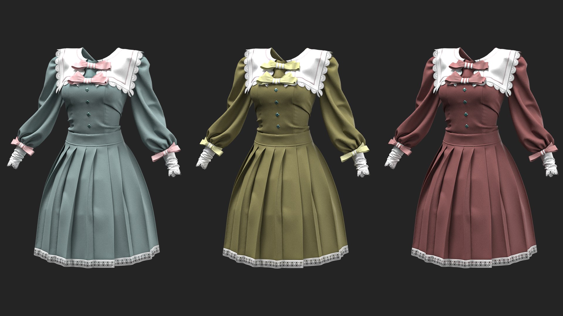3D model Vintage Dress 2 https://p.turbosquid.com/ts-thumb/cs/Rxtn4d/0c/2/png/1629725627/1920x1080/fit_q87/01f7da71d34ac017957832c7a66025c5629506e5/2.jpg