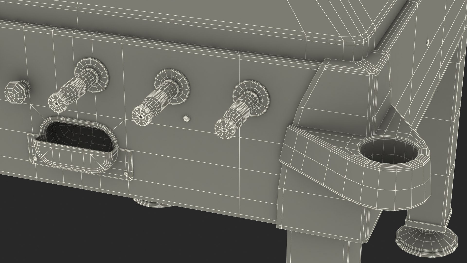Stick Hockey Table 3D Model - TurboSquid 1816332