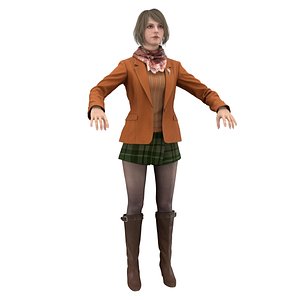 Ashley Graham RIGGED - Resident Evil 3D model