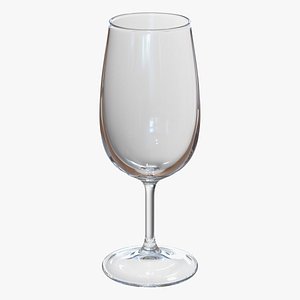 Red Wine Glass 3D Model