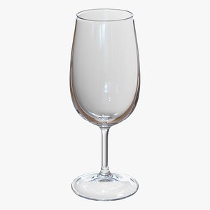 Red Wine Glass 3D Model