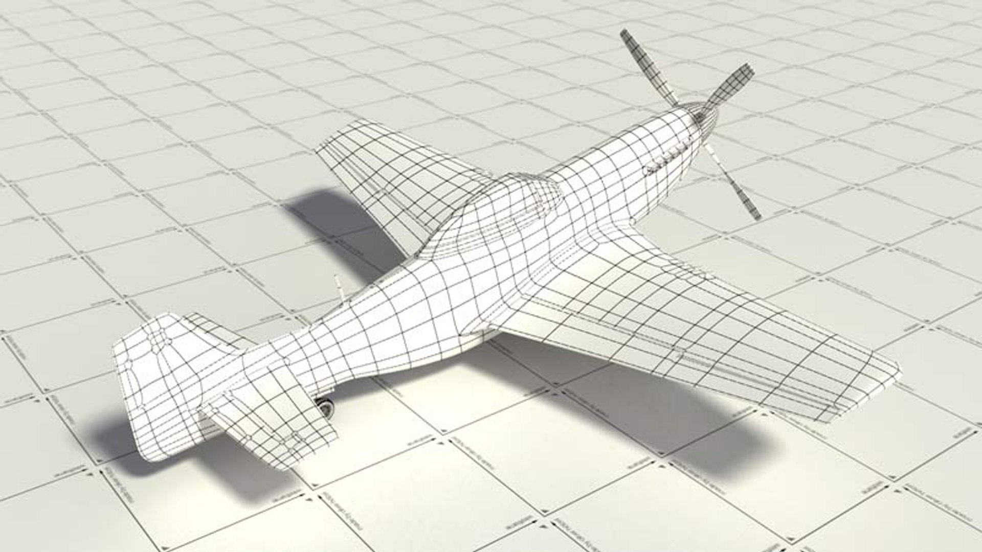 3d Model D P Fighter