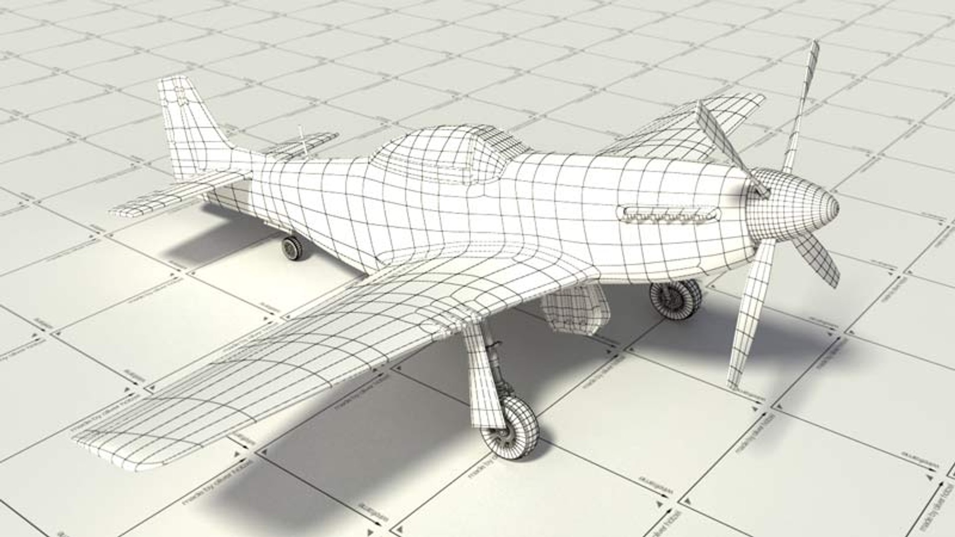 3d Model D P Fighter