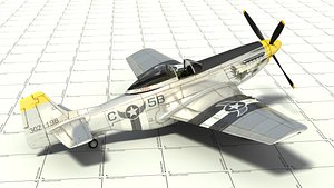 3d model d p fighter