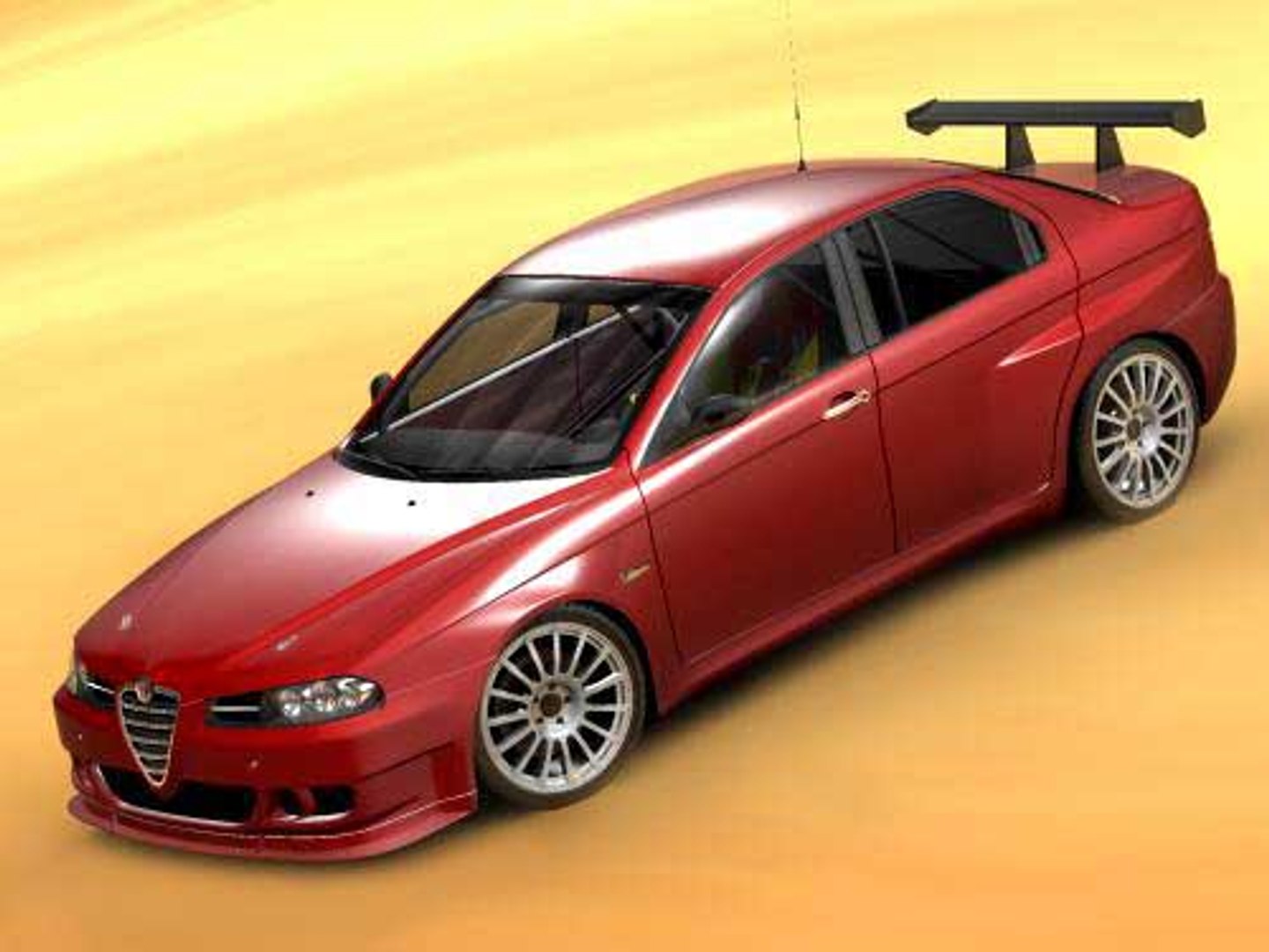 3ds max alfa romeo 156 wtcc
