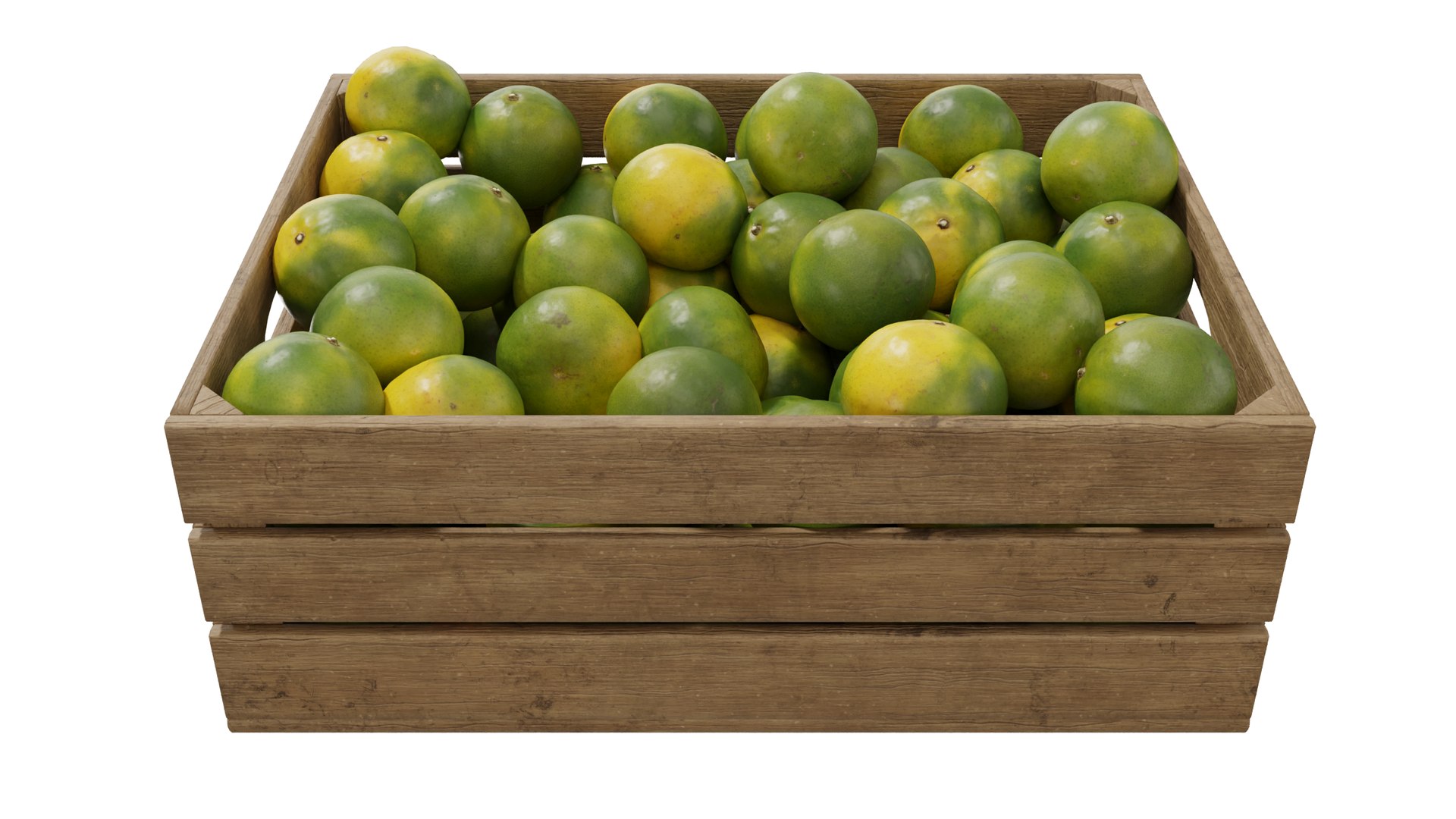 Mandarin crates 3D model - TurboSquid 1967351