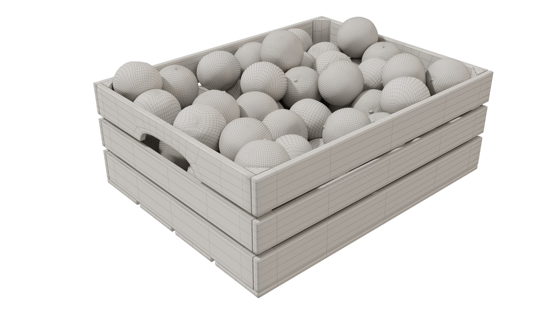 Mandarin crates 3D model - TurboSquid 1967351