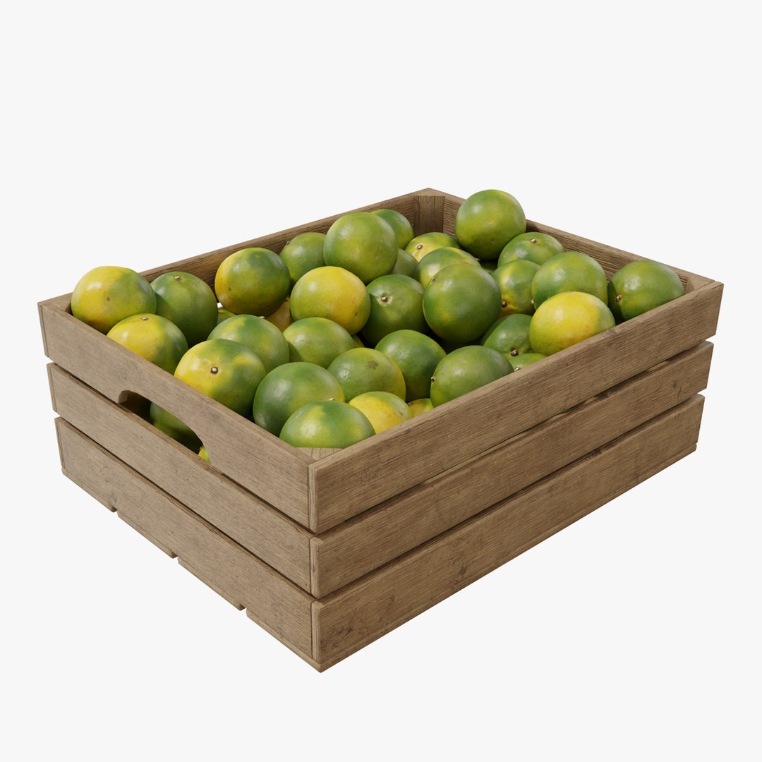 Mandarin crates 3D model - TurboSquid 1967351