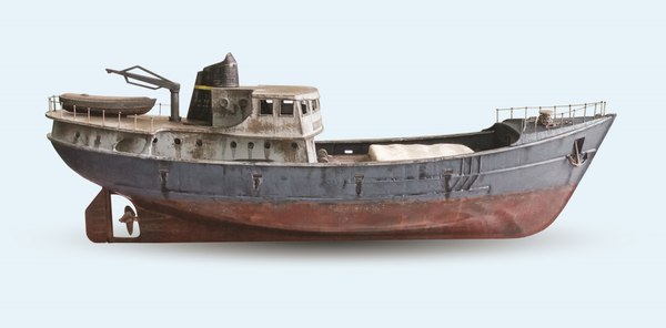 RC fishing boat 3D model 3D printable