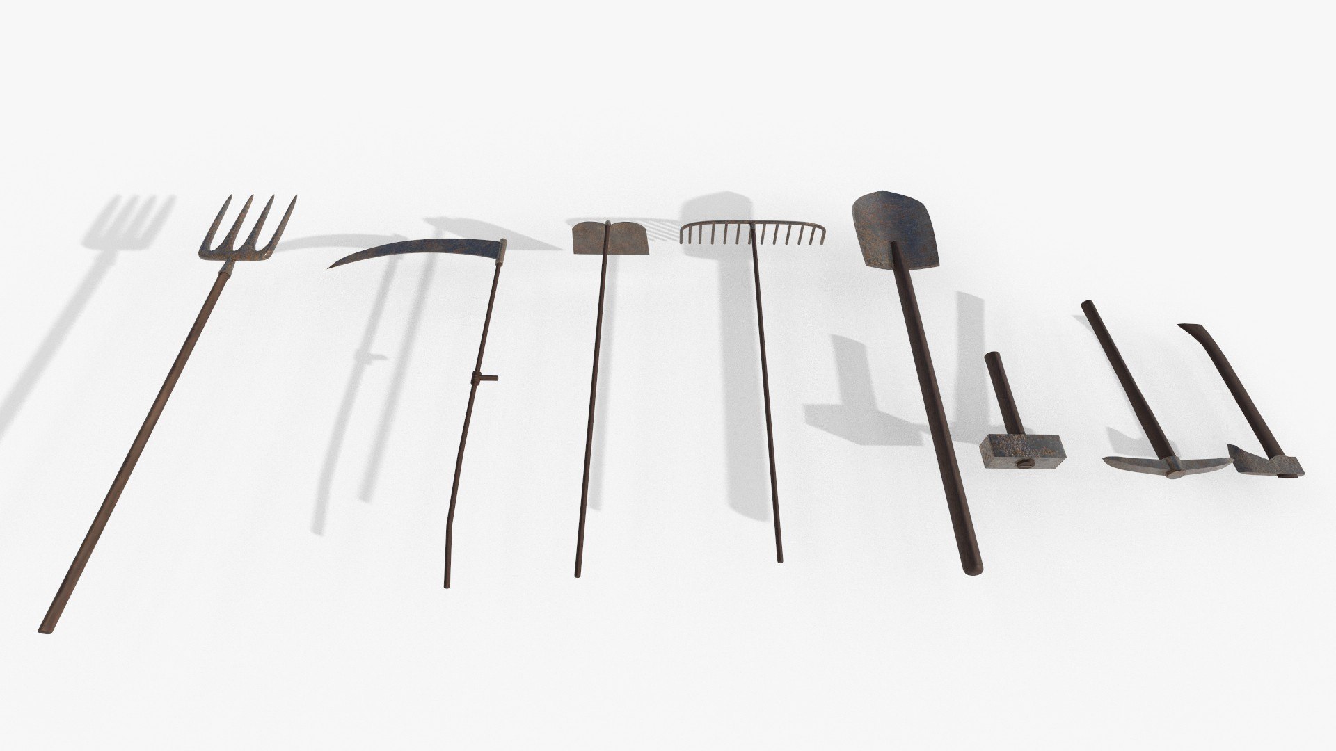 Tools Set 3D Model - TurboSquid 1944019