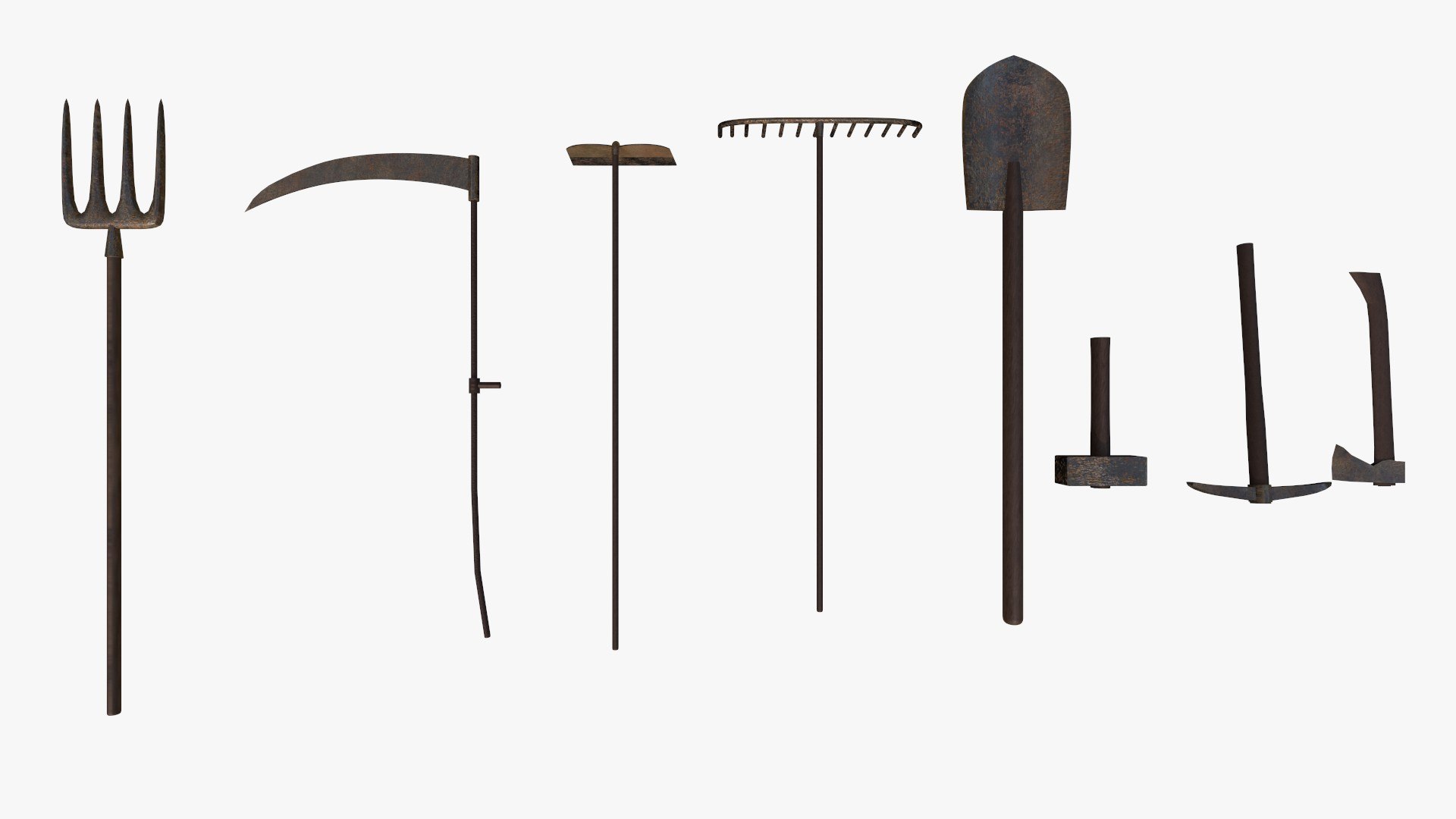 Tools Set 3D Model - TurboSquid 1944019
