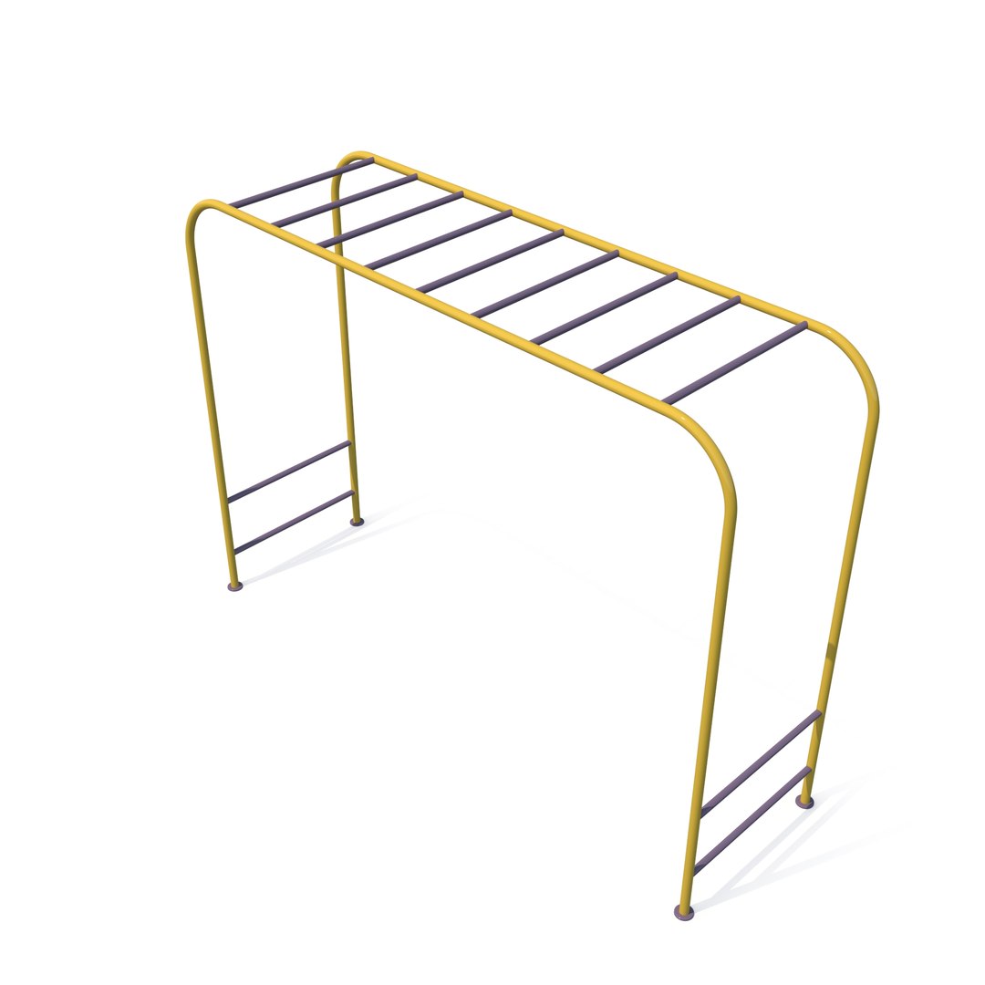 3D sports track equipment parkour model TurboSquid 1952828