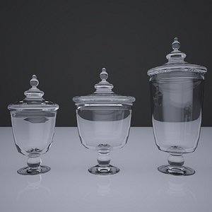 3d candy jar model