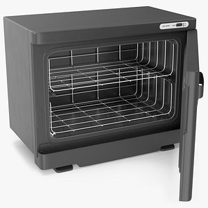 3D Towel Heater Sterilizer Cabinet Black model