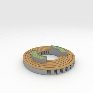 3D model Bench Park 10