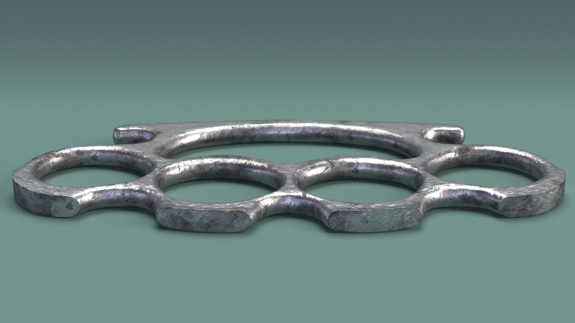 3D Brass Knuckles Pbr Steel Model TurboSquid 1601210