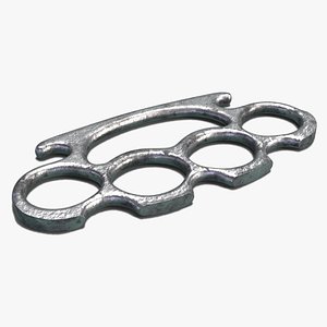 Brass Knuckles Steel PBR