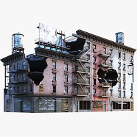Detailed Apocalyptic Building