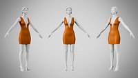 Dress 34 Caramel Velvet Luxe