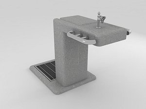 drinking fountain 3d max