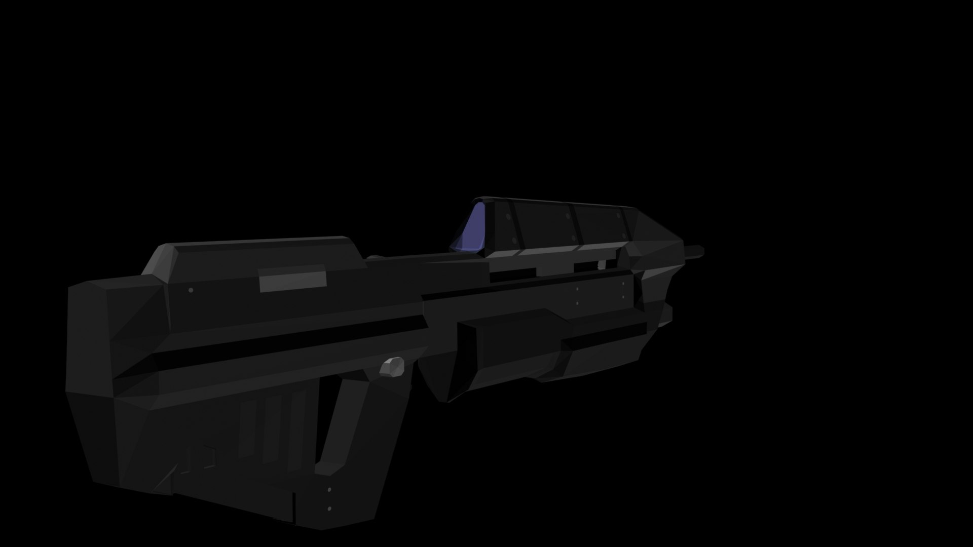 Free Assault Rifle 3d Model