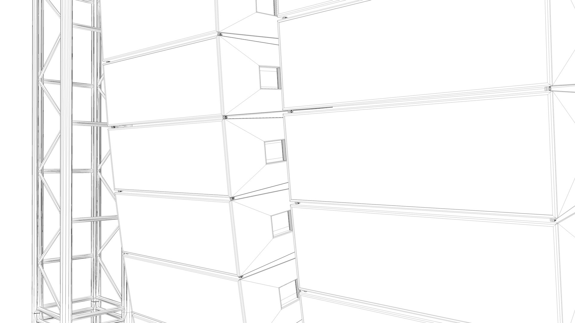 Line Array Speaker 3D Model - TurboSquid 1600931