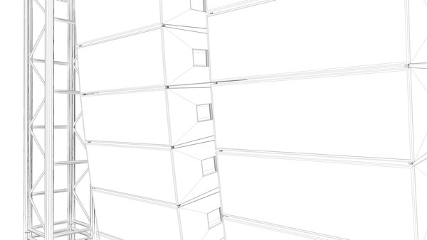 modelo 3d Sistema de sonido Line Array c4d - TurboSquid 1600931