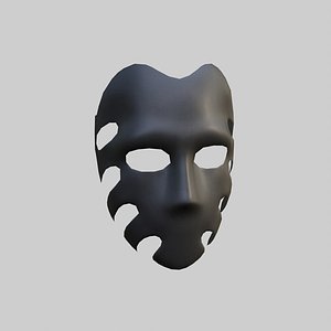 Mask Waiter NO 29  - Mascara  - low poly 3D model