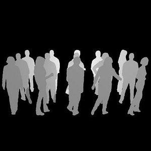3dsmax random people architectural