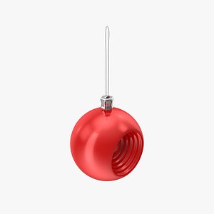 3D Christmas Ball Concave Edges