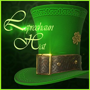 3d model leprechaun hat