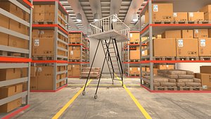 industrial warehouse interior