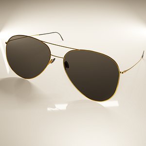Aviator Sunglasses 3D