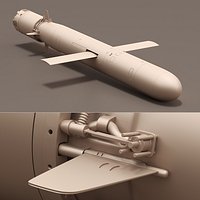 Cruise Missile 3M-14 Kalibr for 3D Print