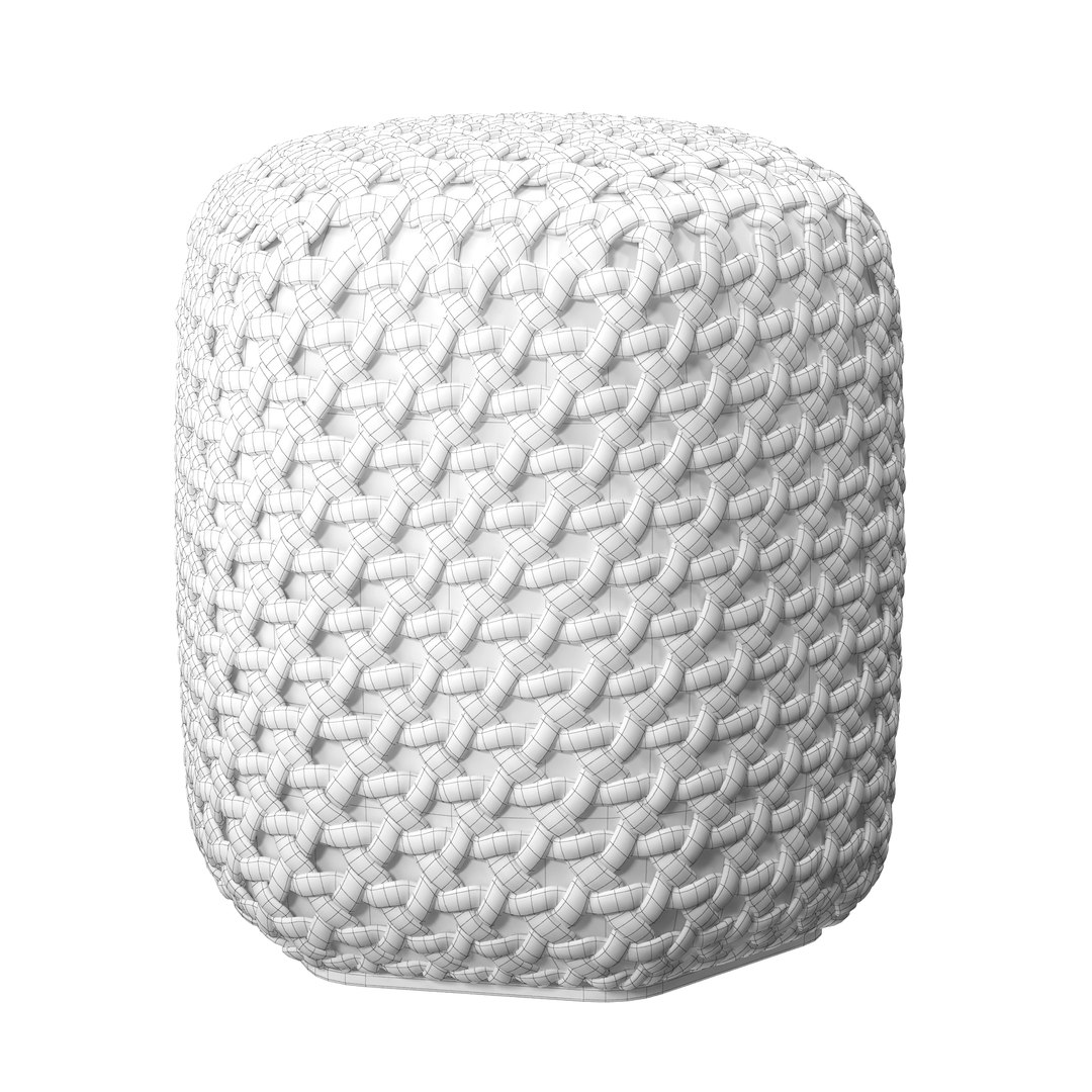 Tramae Pouf By BB Italia 3D Model - TurboSquid 2084865