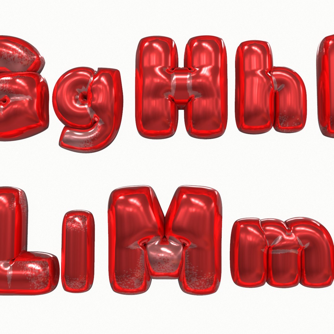 3D balloon alphabet pack https://p.turbosquid.com/ts-thumb/ct/NO0fdO/mKxOiGD3/screenshot092/png/1556359748/1920x1080/fit_q87/c3a685120168c58290bb6e4a806c9dd5a7c2c8d8/screenshot092.jpg