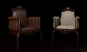 baroque armchair model