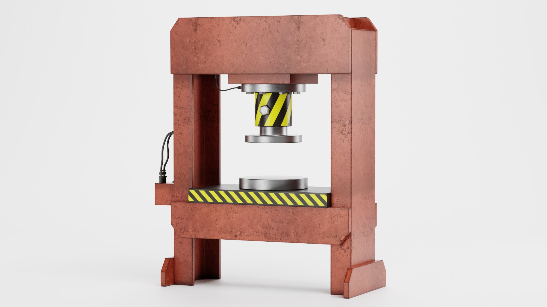 Hydraulic Press 3D Model - TurboSquid 2339946
