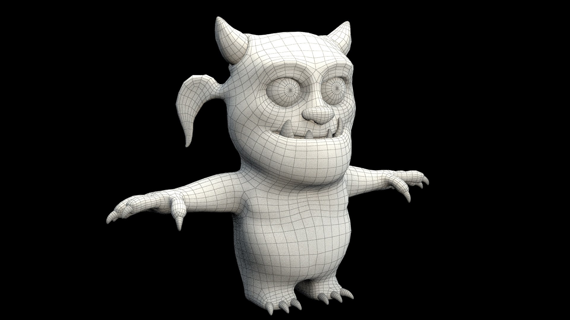 Cartoon Little Devil 3D - TurboSquid 2023557