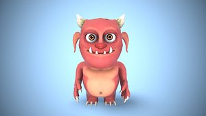 cartoon little devil 3D