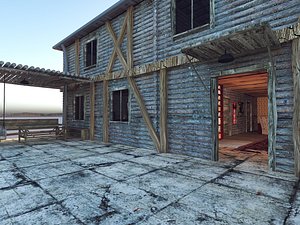 horror house village model