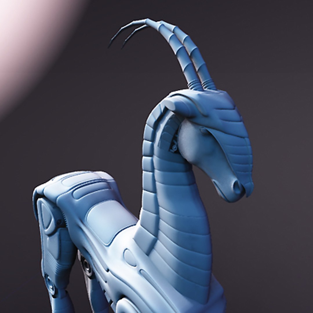 Animal Droid Iron Horse 3d 3ds