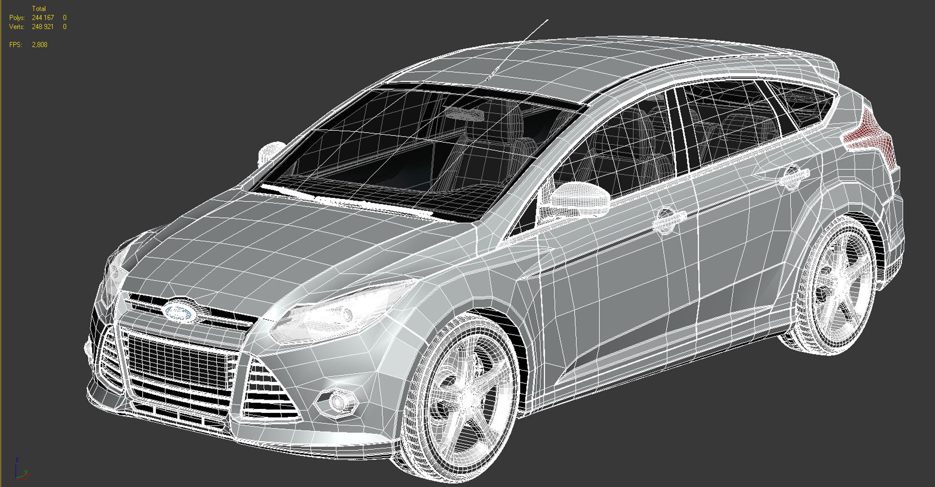 Focus 5-door Hatchback 3d Model