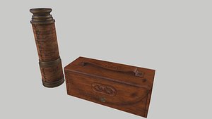 3D model Pirates Spyglass