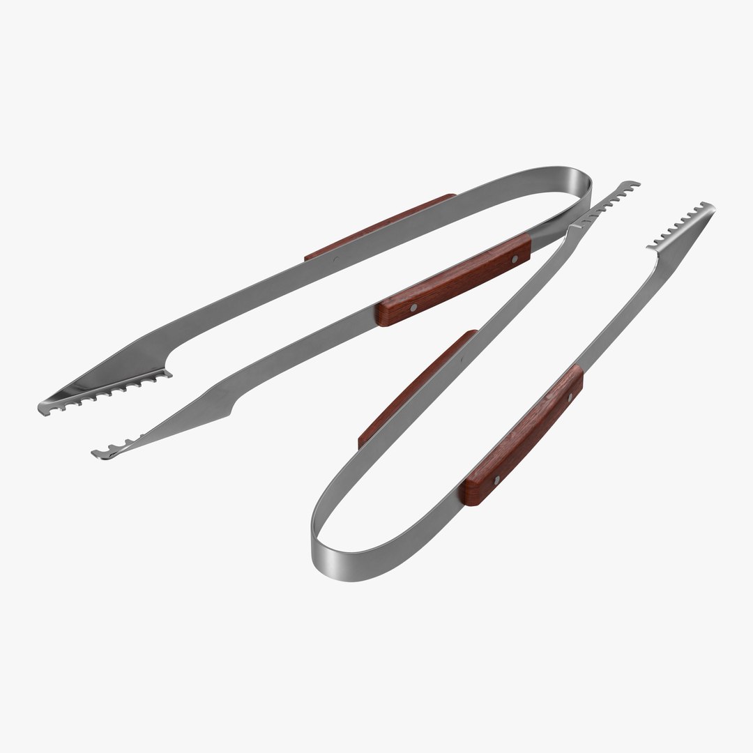 Grilling Locking Tong 3D model preview