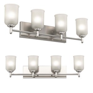 Kichler Shailene Vanity Four Light 3D