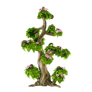 cartoon tree model